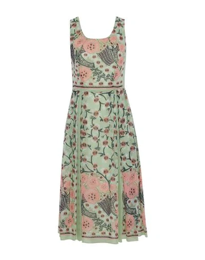 Anna Sui Knee-length Dress In Light Green