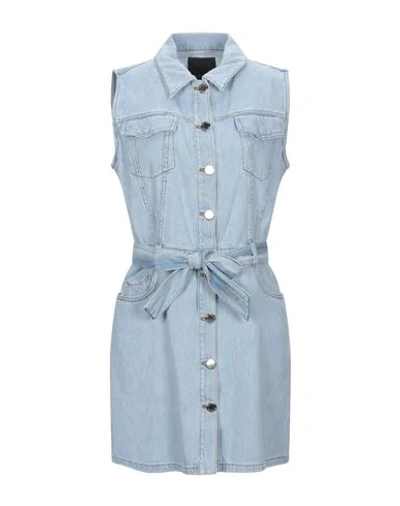 Pinko Short Dresses In Blue