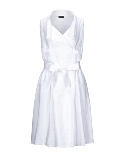 Emporio Armani Knee-length Dresses In White