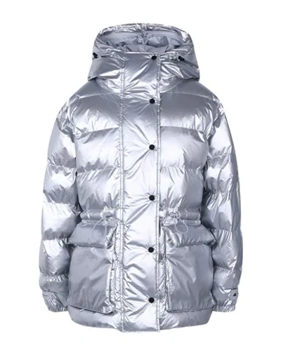 Adidas By Stella Mccartney Down Jackets In Silver