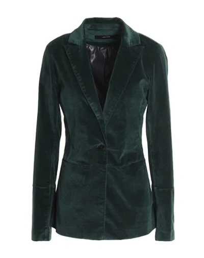 J Brand Suit Jackets In Dark Green