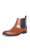 Ted Baker Travic Chelsea Boot In Tan Leather-brown