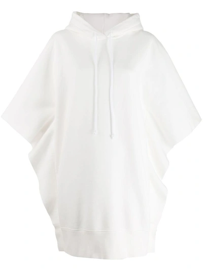 Maison Margiela Women's White Cotton Sweatshirt