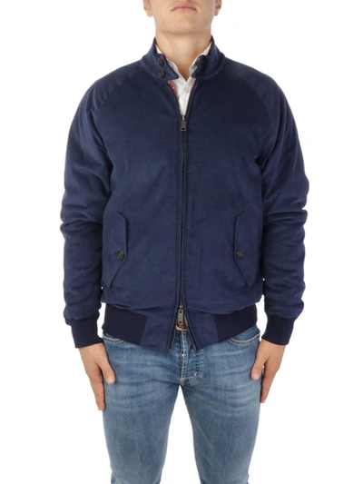 Baracuta Men's Blue Cotton Outerwear Jacket