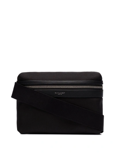 Saint Laurent City Crossbody Bag In Black