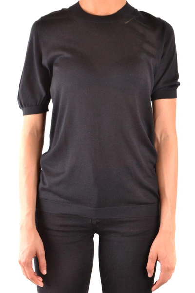 Burberry Women's Black Silk T-shirt