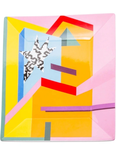 Supreme Ceramic Mendini Tray In Multicolour