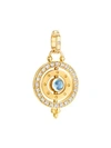 Temple St Clair Celestial 18k Yellow Gold Diamond Orbit Pendant