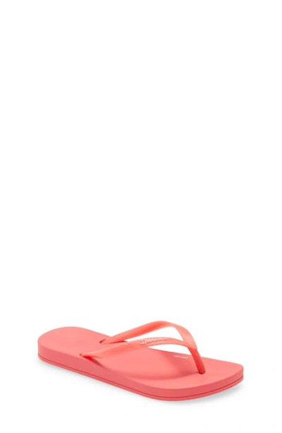 Ipanema Kids' Ana Colors Flip Flop In Pink Neon