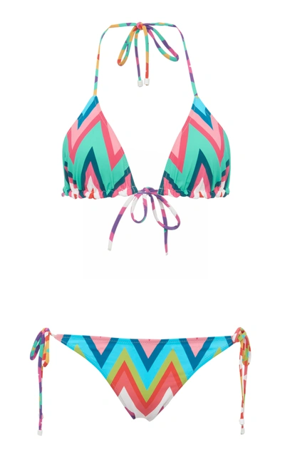 Missoni Colorful Zigzag 2-piece Bikini Set In Print