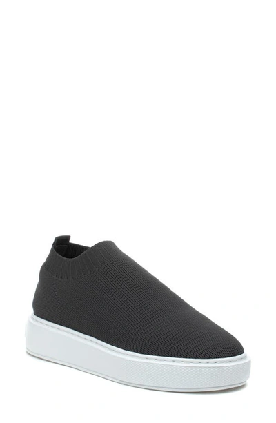 Jslides Daphnie Knit Slip-on Sneaker In Grey Fabric