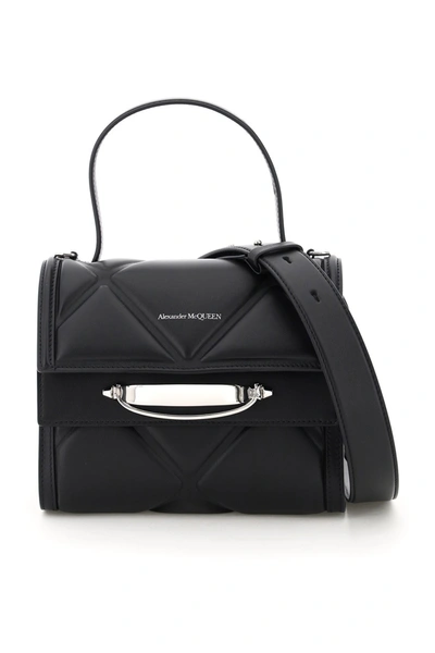 Alexander Mcqueen The Story Quilted Bag In Black