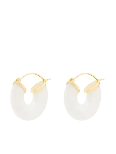 Anni Lu 18kt Gold Plated Brass Swell Hoop Earrings