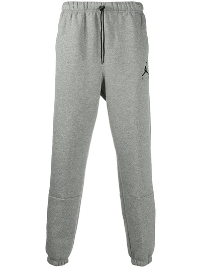 Nike Logo Print Track Pants In Grey