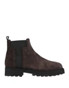 Tod's Ankle Boots In Cocoa