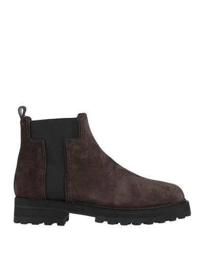 Tod's Ankle Boots In Cocoa