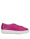 Santoni Sneakers In Mauve