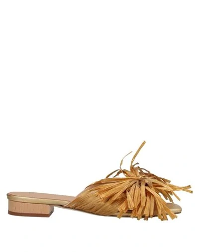 Paloma Barceló Sandals In Gold