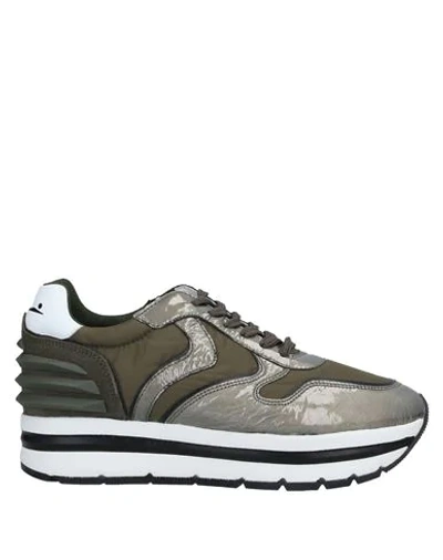 Voile Blanche Sneakers In Military Green