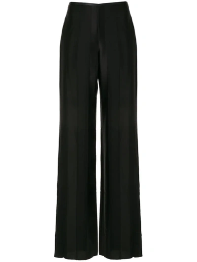 Emporio Armani Trousers In Crepe With Shoulder Strap In Black