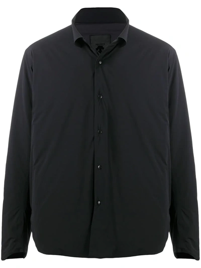 Descente Press-stud Fastening Shirt Jacket In Black