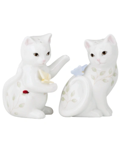 Lenox Butterfly Meadow Kitten Salt And Pepper Shakers