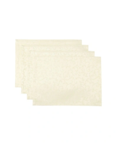 Lenox Opal Innocence Placemats, Set Of 4 In Ivory