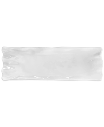 Q Squared Ruffle Melamine 21" X 7" Sandwich Platter