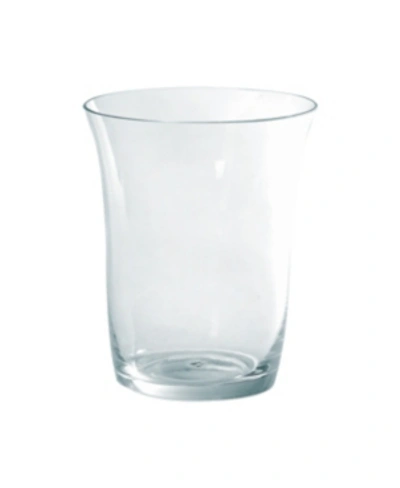 Vietri Puccinelli Classic Double Old Fashioned Glass In White