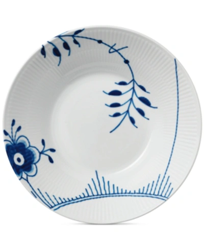 Royal Copenhagen Blue Fluted Mega Pasta Bowl In Multi