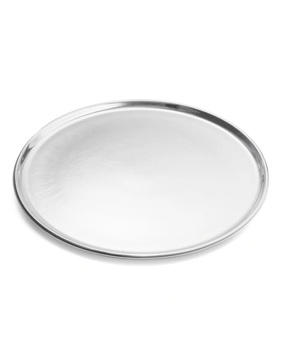 Nambe Classic Round Tray In Silver