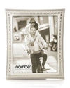 Nambe Beaded Picture Frame, 8" X 10" In Silver