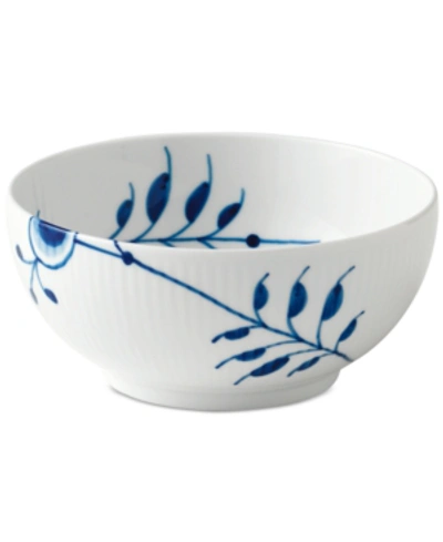 Royal Copenhagen Blue Fluted Mega 6" Bowl In Multi