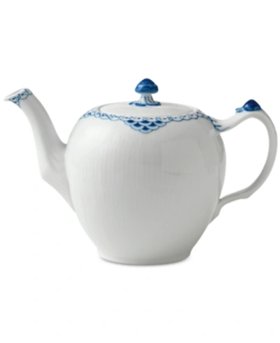 Royal Copenhagen Princess Lace-painted Porcelain Teapot 1l In Multi