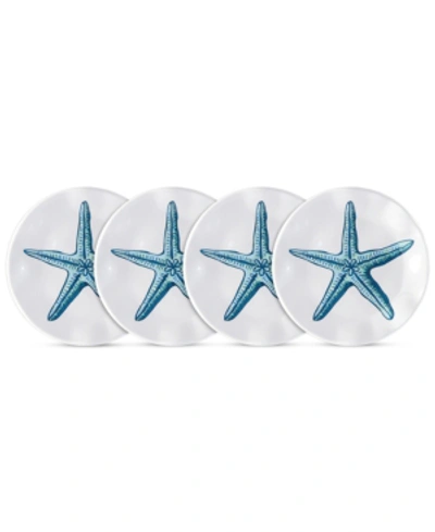 Q Squared Captiva 4-pc. Melamine 5.5" Appetizer Plate Set