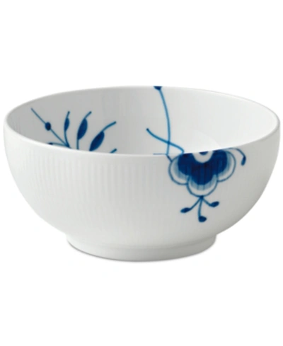 Royal Copenhagen Blue Fluted Mega 8.25" Serving Bowl In Multi