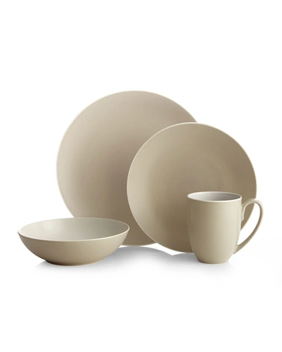 Nambe Pop Collection By Robin Levien 4-piece Place Setting In Brown