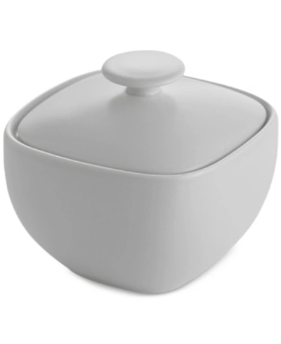 Nambe Pop Collection By Robin Levien Sugar Bowl In Chalk