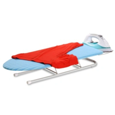 Honey Can Do Tabletop Ironing Board With Retractable Iron Rest In Blue