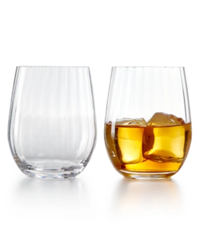 Riedel Optical O Whiskey Glasses, Set Of 2 In Clear