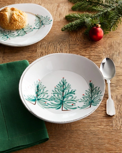 Vietri Lastra Holiday Pasta Bowl In Multi