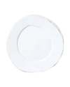 Vietri Lastra Collection Salad Plate In White