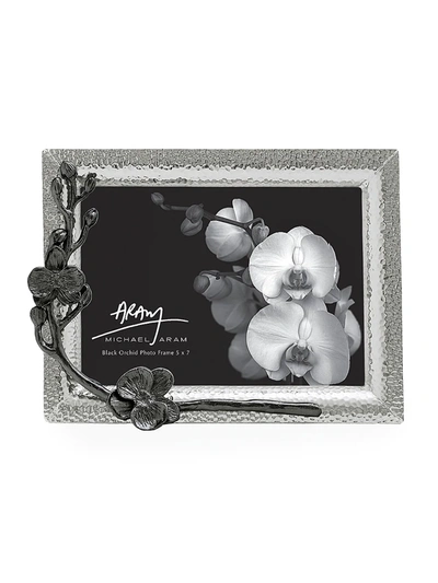 Michael Aram Black Orchid Picture Frame, 5" X 7" In Size 5 X 7