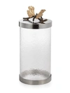 Michael Aram Butterfly Ginkgo Medium Kitchen Canister In Clear