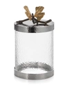 Michael Aram Butterfly Ginkgo Small Kitchen Canister In Clear