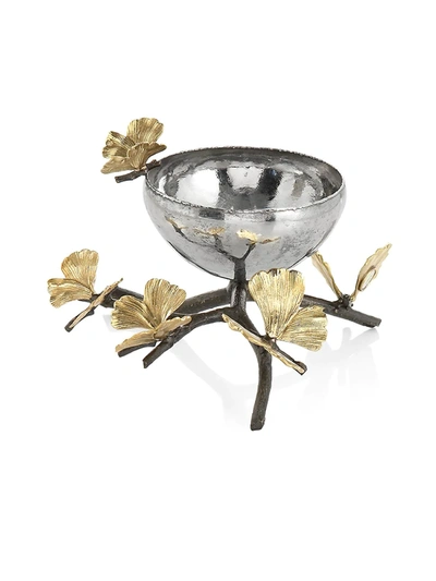 Michael Aram Butterfly Gingko Nut Dish In Silver