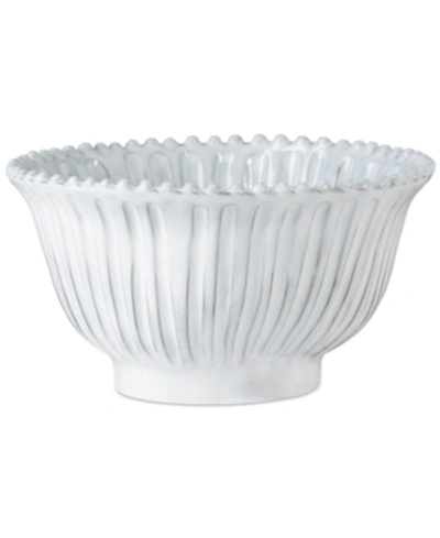 Vietri Incanto Small Serving Bowl In White