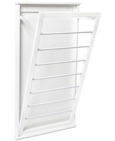 Honey Can Do Vertical Wall-mount Drying Rack In White