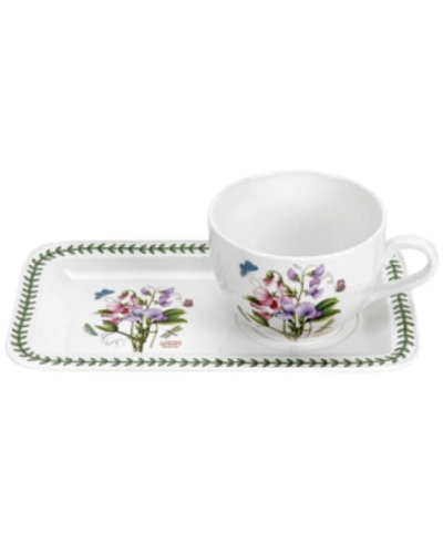 Portmeirion Botanic Garden Soup And Sandwich Set In White