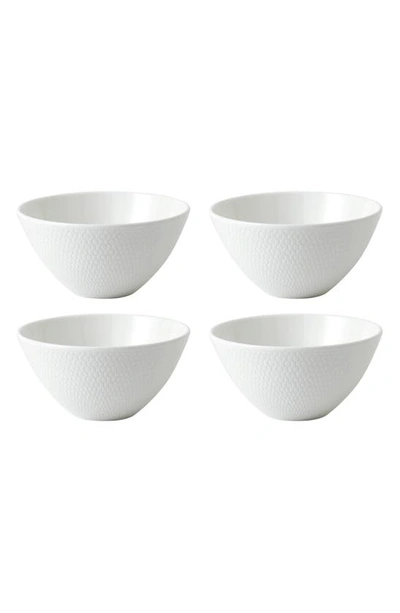 Wedgwood Gio Set Of 4 Bone China Dip Bowls In Nocolor
